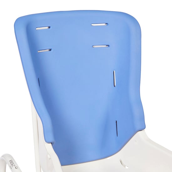 Upholstery for back, blue