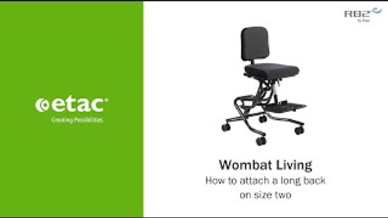 Montage des langen Rückens am Wombat Living Größe 2.