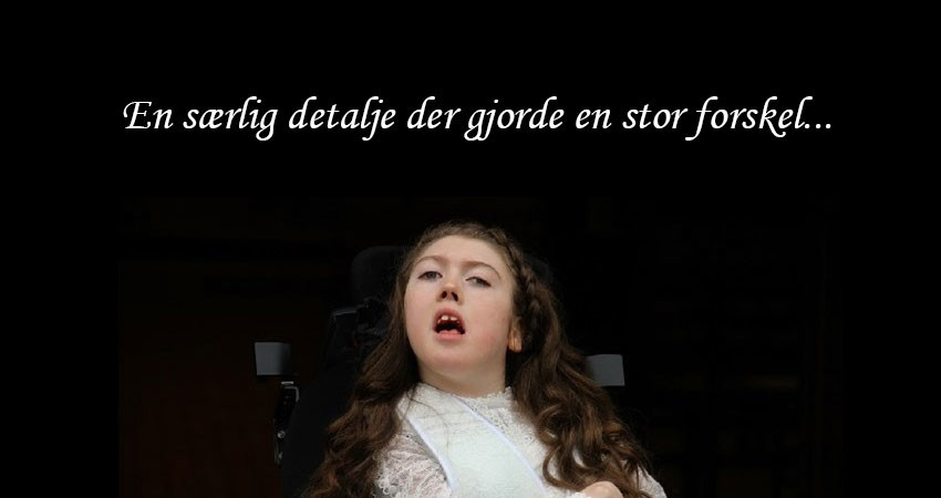 En særlig detalje der gjorde en stor forskel