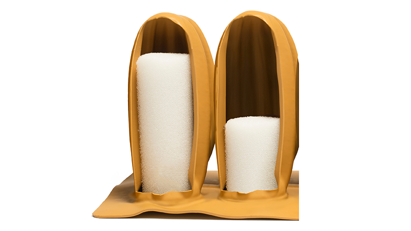 Star StabilAir showing foam baffles