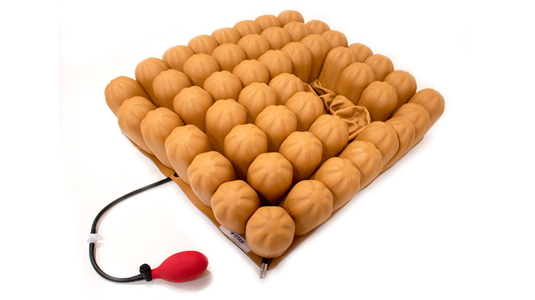 StarLock cushion with offloaded cells