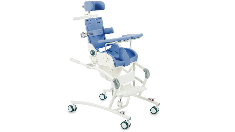 R82 Flamingo High-low with 100 mm castors and back reinforcement kit