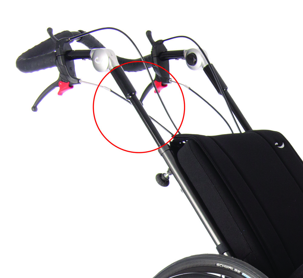 Height adjustable kit for angle adjustable push brace