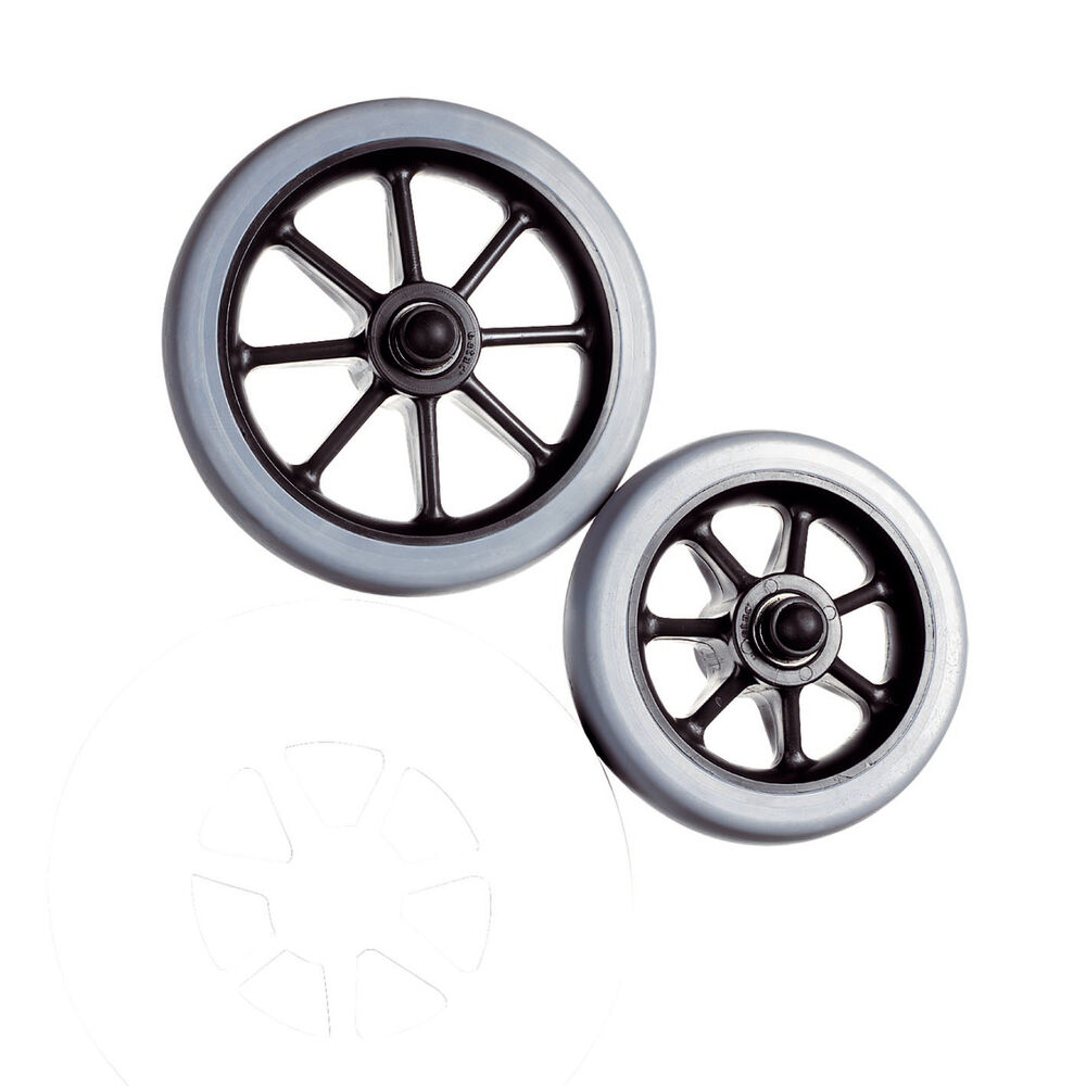 Castor wheels, solid hard