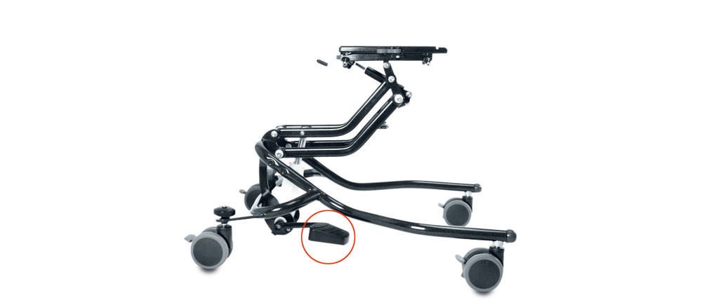 The height is adjustable from floor to table height. The frames are available with either gas, power or hydraulic height adjustment