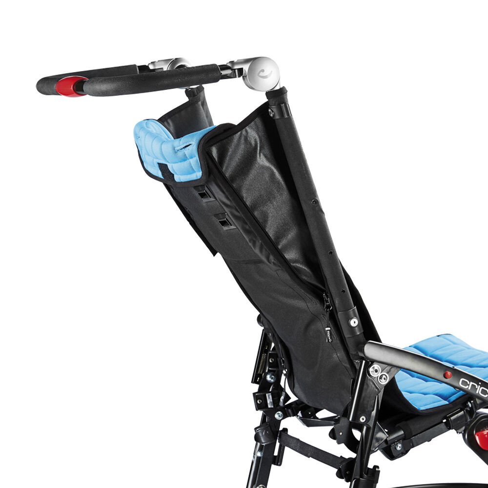 For extra comfort, Cricket has a two-position back recline option for the user to change from a sitting position to a relaxed position. The backrest angle can be adjusted from 110° to 125°.