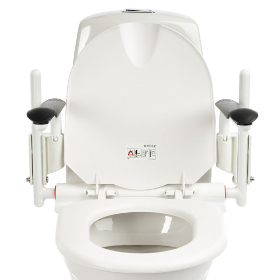 Etac Supporter Adjustable set with narrow width between the arm supports. Lid and seat ring are included.