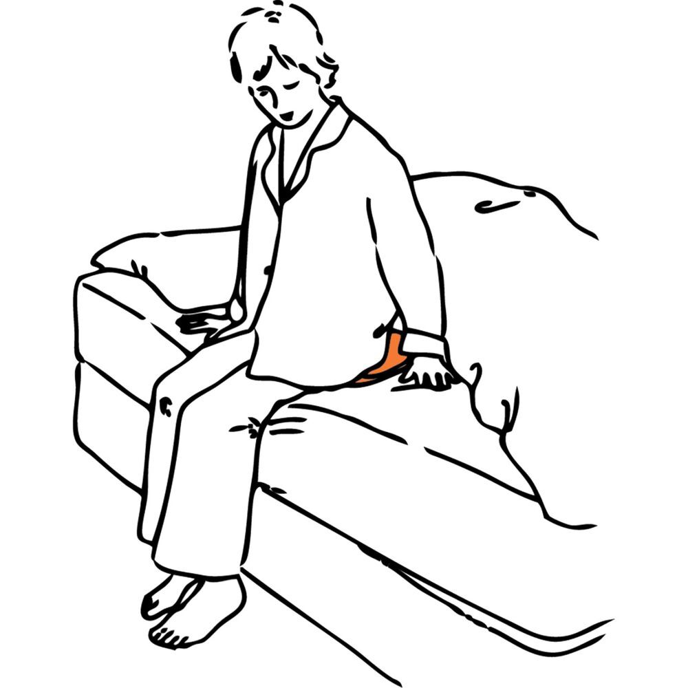 Immedia AutoTurn helps getting in and out of bed.