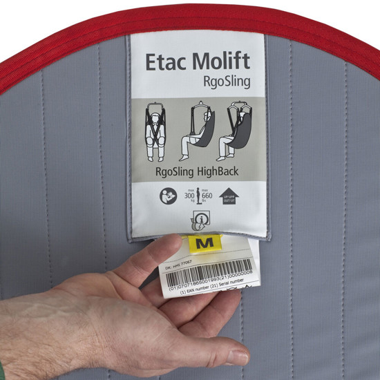 Clear and visible information for everyday need. Maintenance information flips up behind the main label.