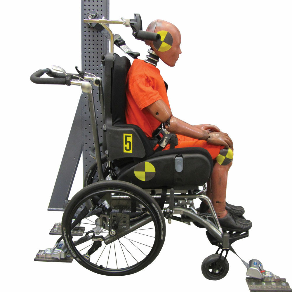 The Multi Frame:x complies with ISO 7176-19, transporting users in motor vehicles. The Multi Frame:x can be used with seat units that comply with ISO 16840-4