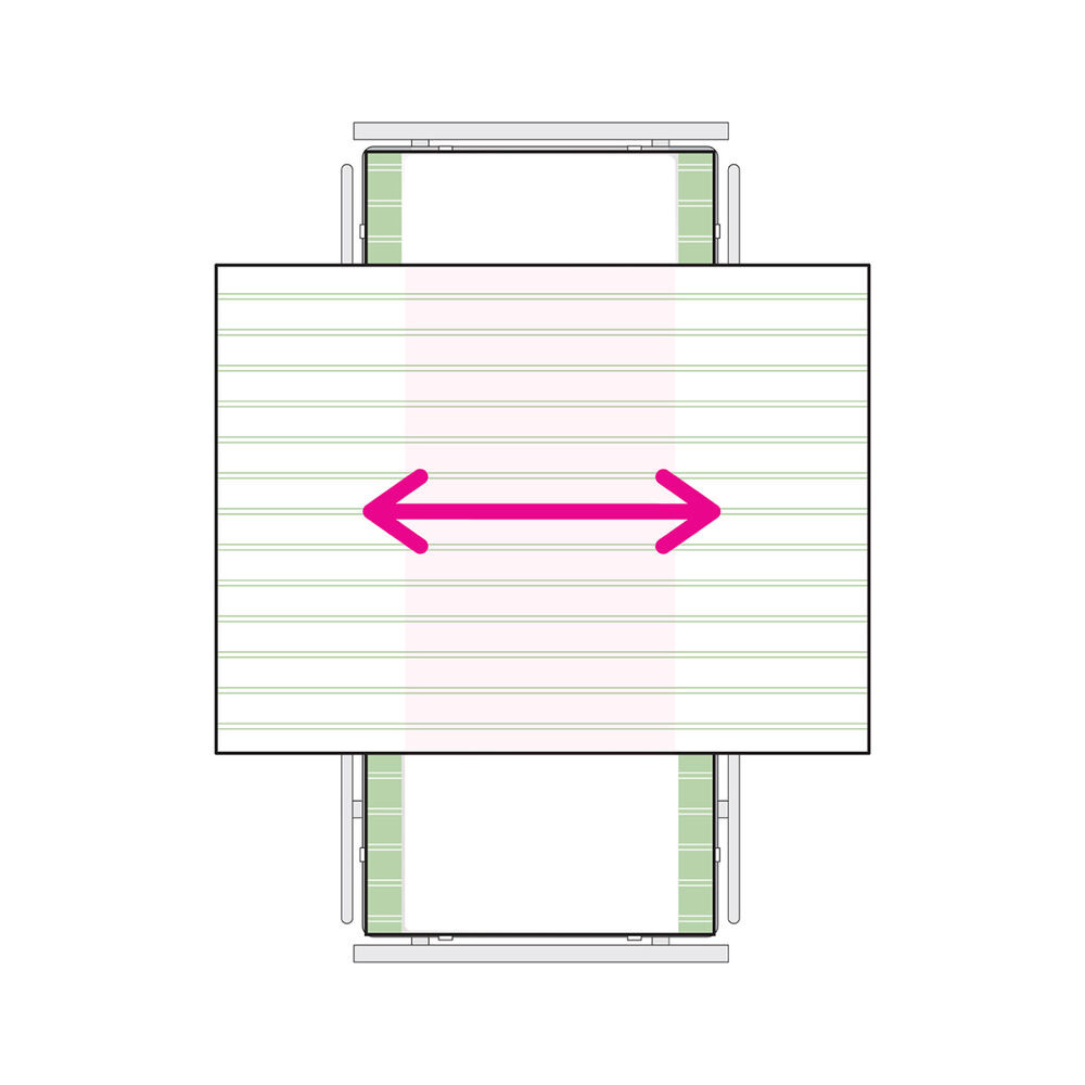 Use the 2Direction DrawSheet for a partly dependent user who needs assistance with side to side movement. The DrawSheets are designed to be used on top of the BaseSheet. They do not work on their own.