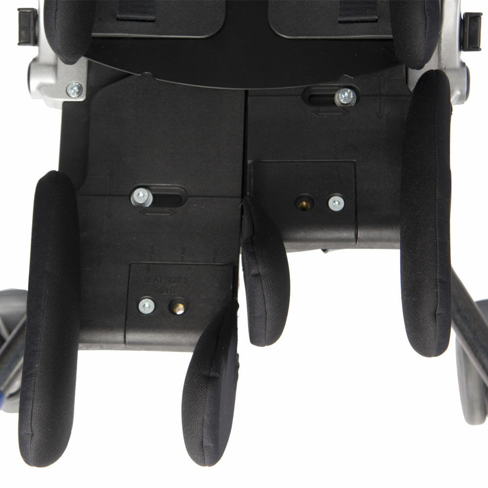 Individual growth in width, depth and back height extend the life of the seat and accomodate the greatest range of sizes.