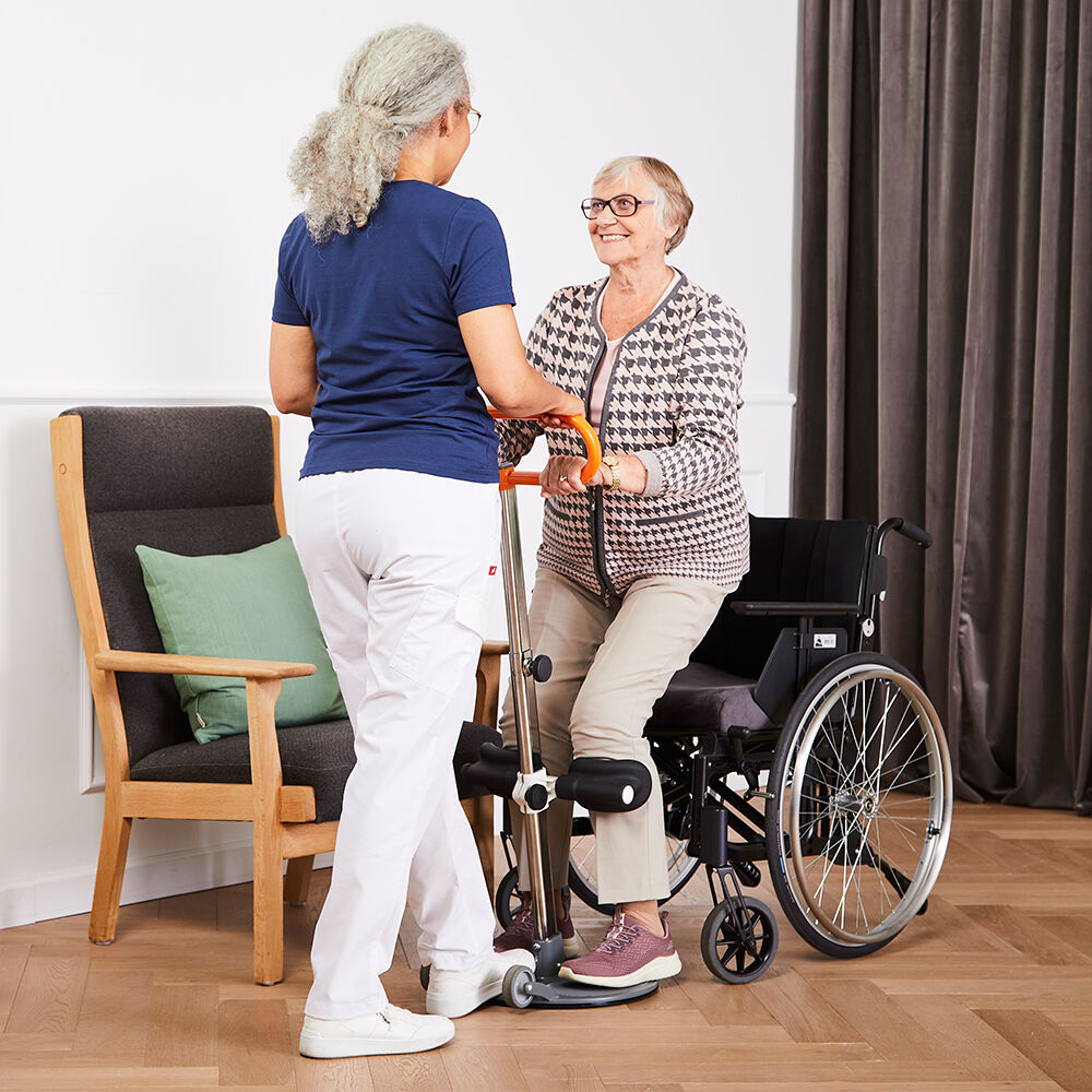 Etac Turner Pro carer and user, wheelchair and armchair