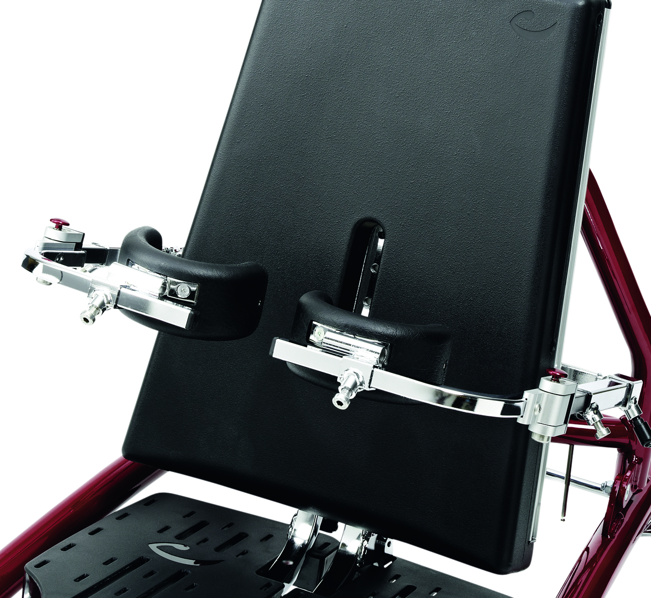 Knee supports, swing-away