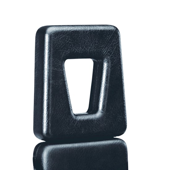 Head support with facial aperture