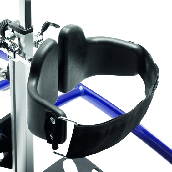 Hip support with de-rotation