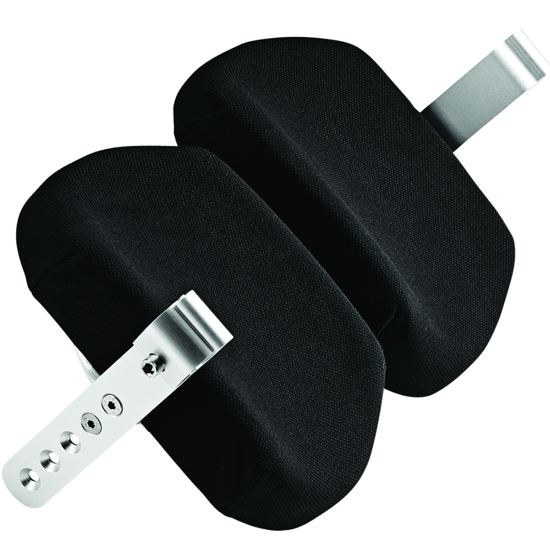 Calf supports, parted incl. cover