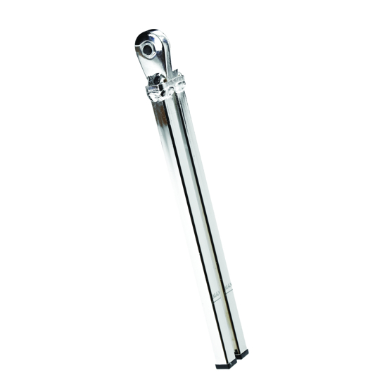 Double rod for foot rest