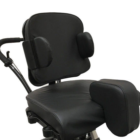 Back rest and seat cushion with incontinence cover