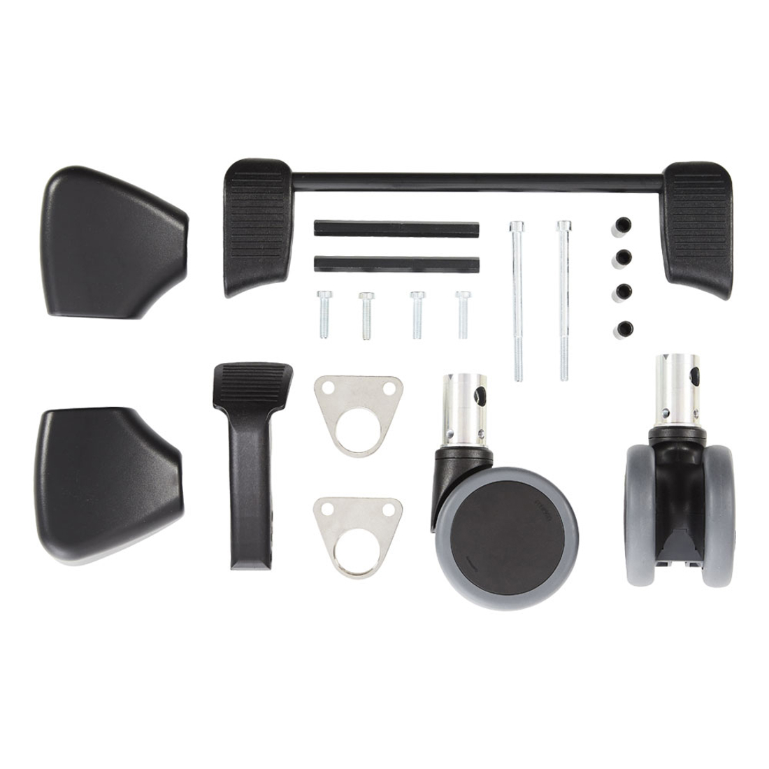 Foot operated central brake kit
