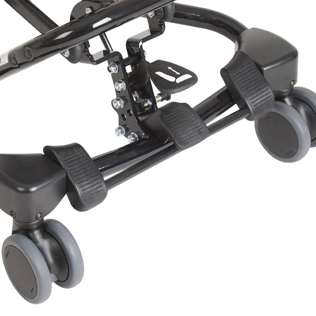 Foot operated central brake kit