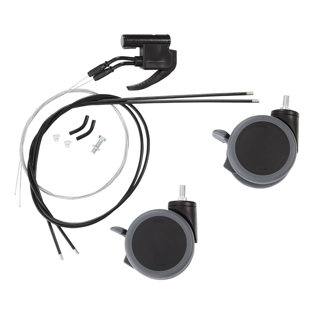 Hand operated central brake kit