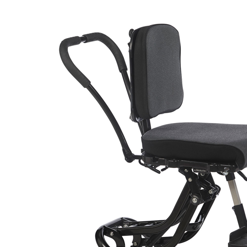 Adjustable push brace, seat mounted