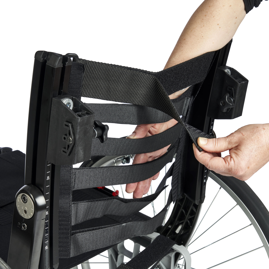 3A back support, adjustable back straps