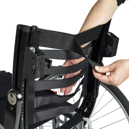3A back support, adjustable back straps
