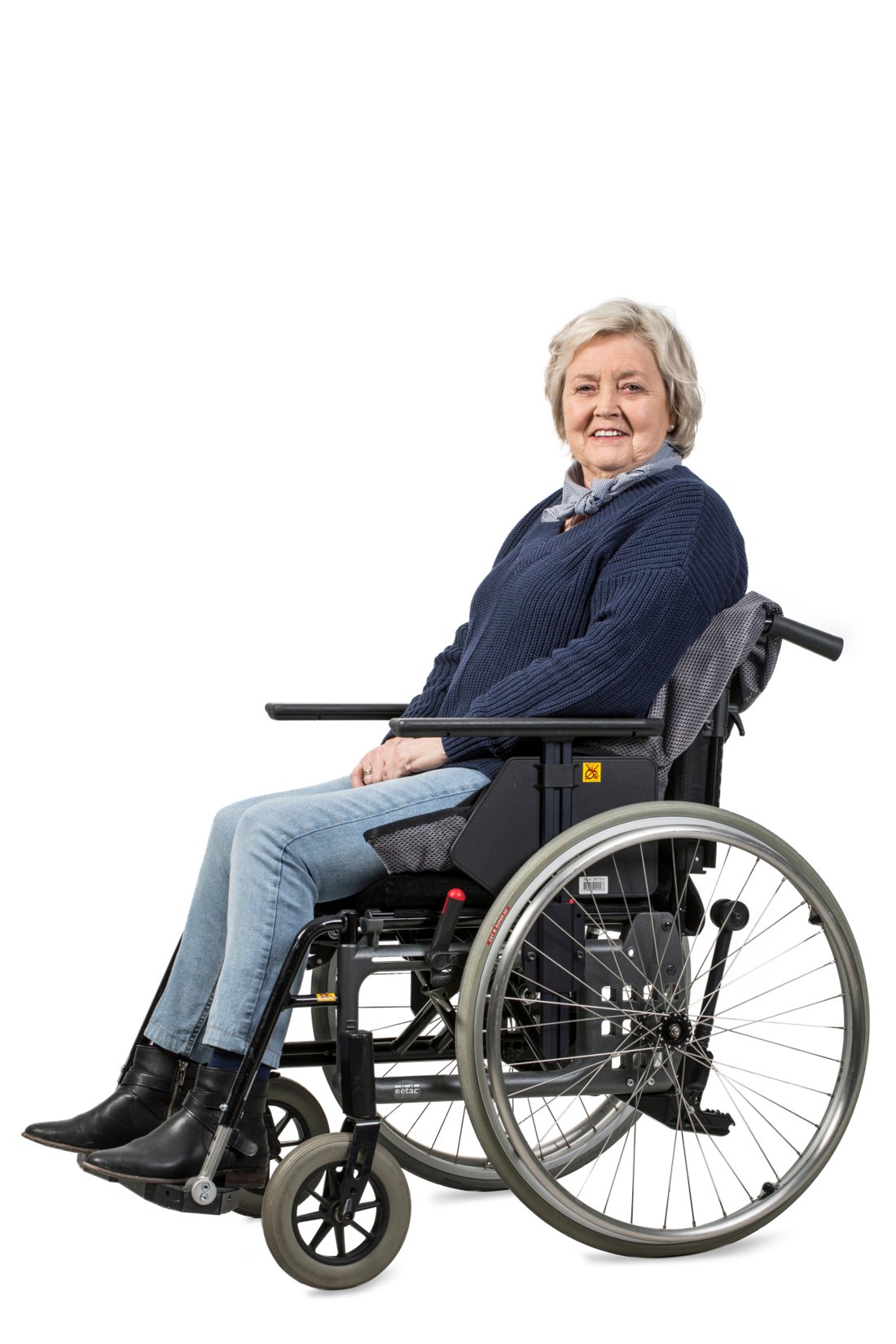 Molift RgoSling Shadow in wheelchair