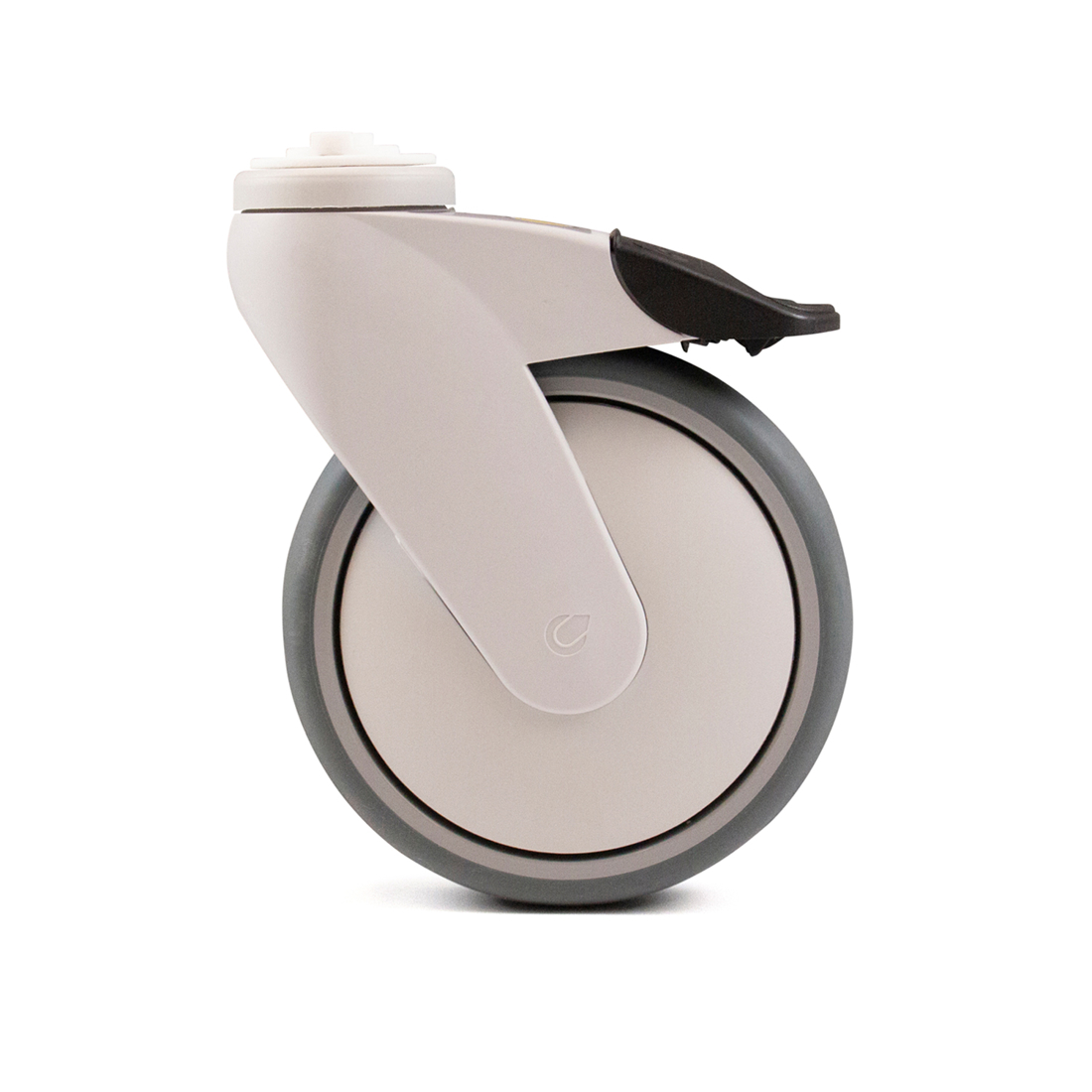 Castor direction lock with adapter