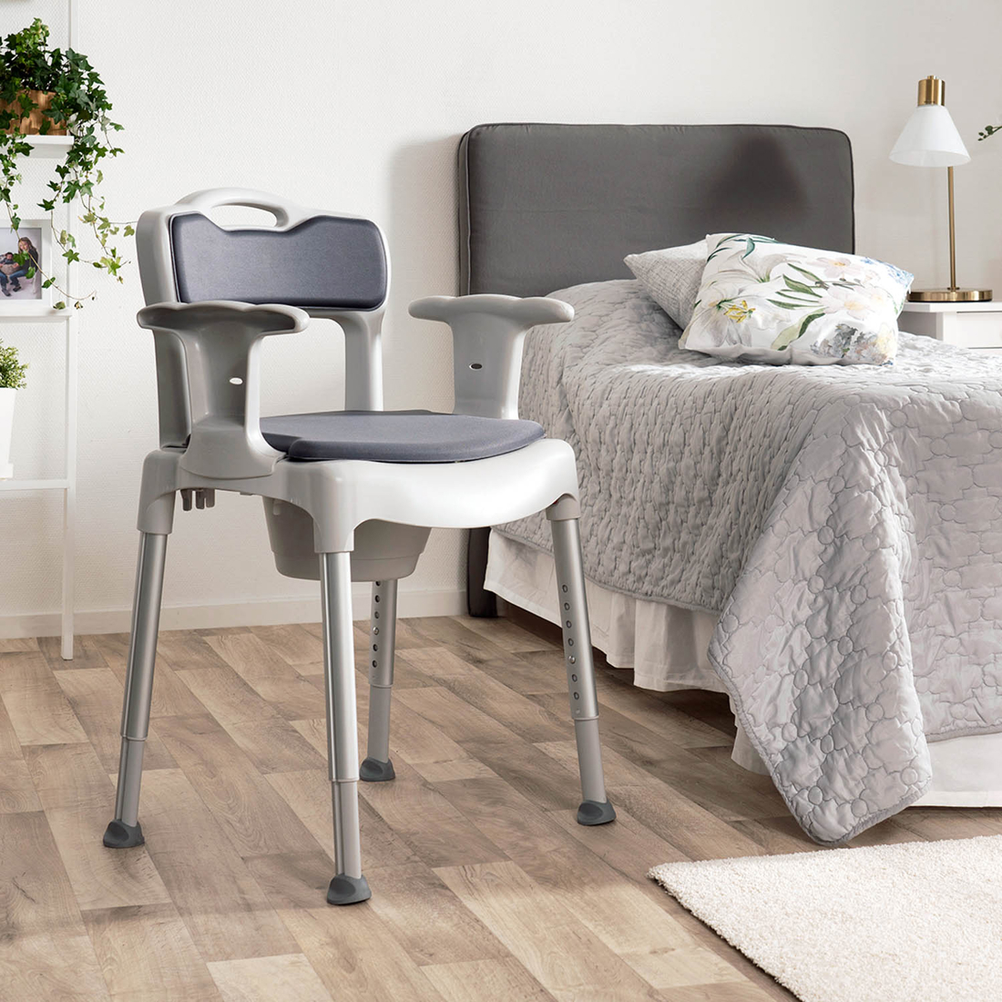 Etac Swift Commod grey Shower chair web cropped