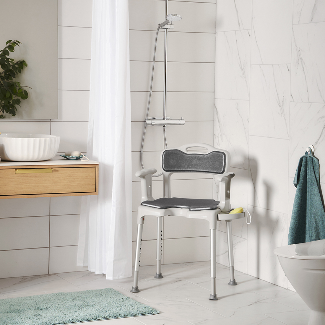 Etac Swift shower stool environmental