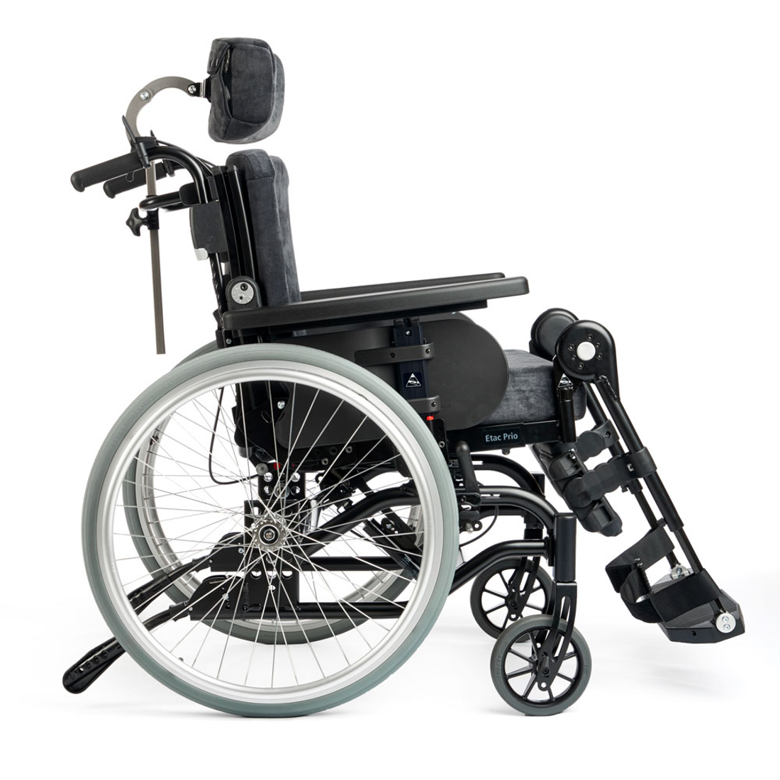 Etac Prio 3A std with 3D back cushion, side view