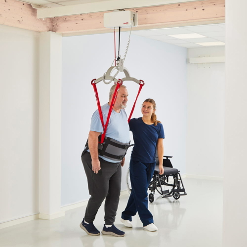 Molift Air 350_Molift RgoSling Ambulating Vest_gait training