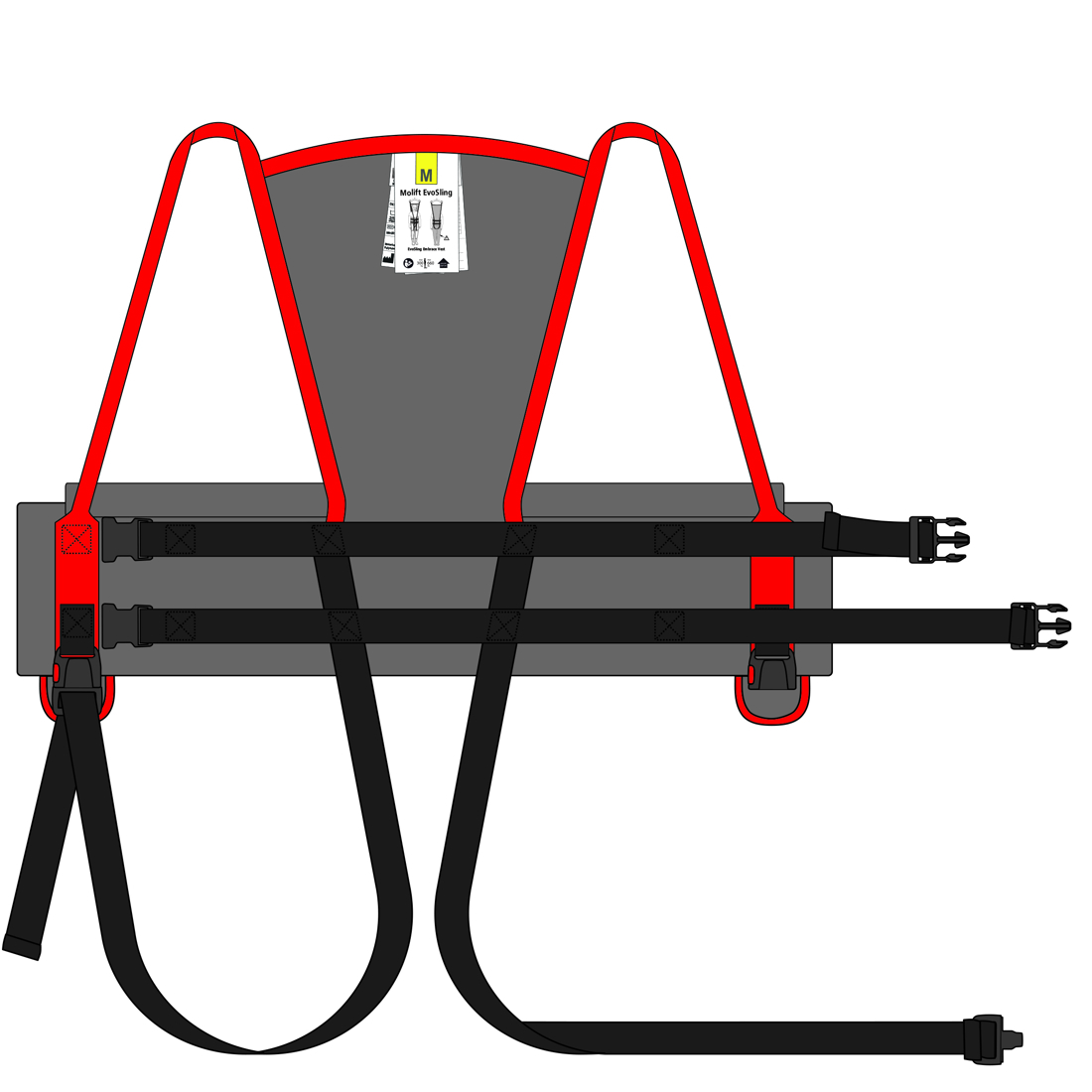 Molift EvoSling EmbraceVest-a