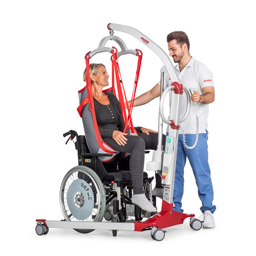 Molift Mover 180 with carer and user