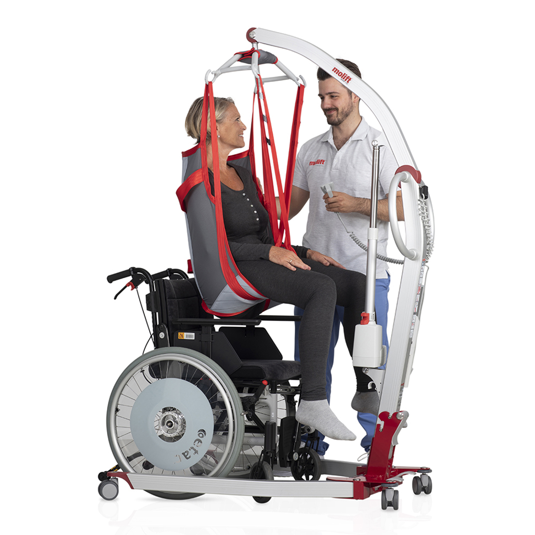 Molift Smart 150 user and carer