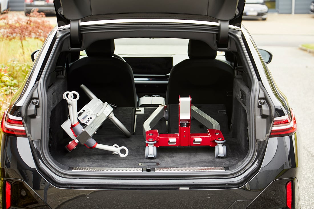 Molift Smart 150 loaded in car