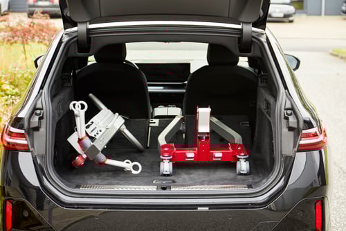 Molift Smart 150 loaded in car