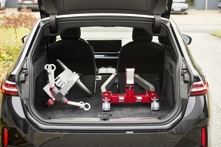 Molift Smart 150 loaded in car