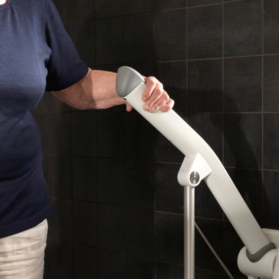 Etac Rex wall-mounted toilet arm support