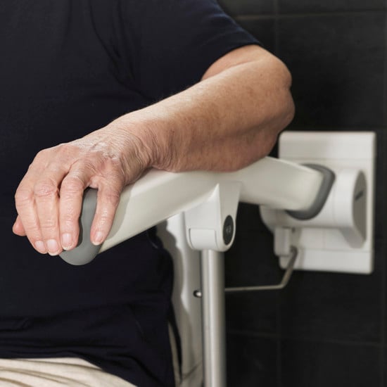 Etac Rex wall-mounted toilet arm support