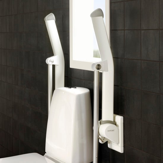 Etac Rex wall-mounted toilet arm support