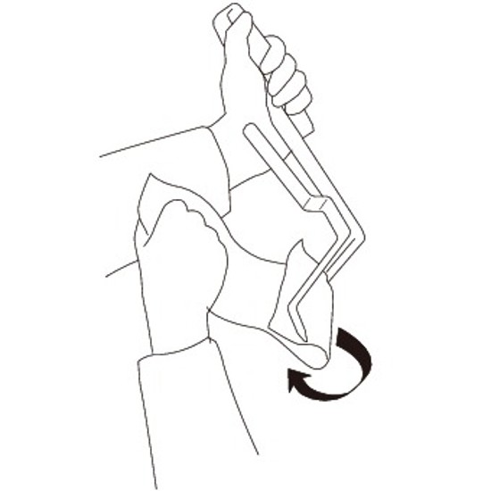 Etac Torkel toilet paper tongs