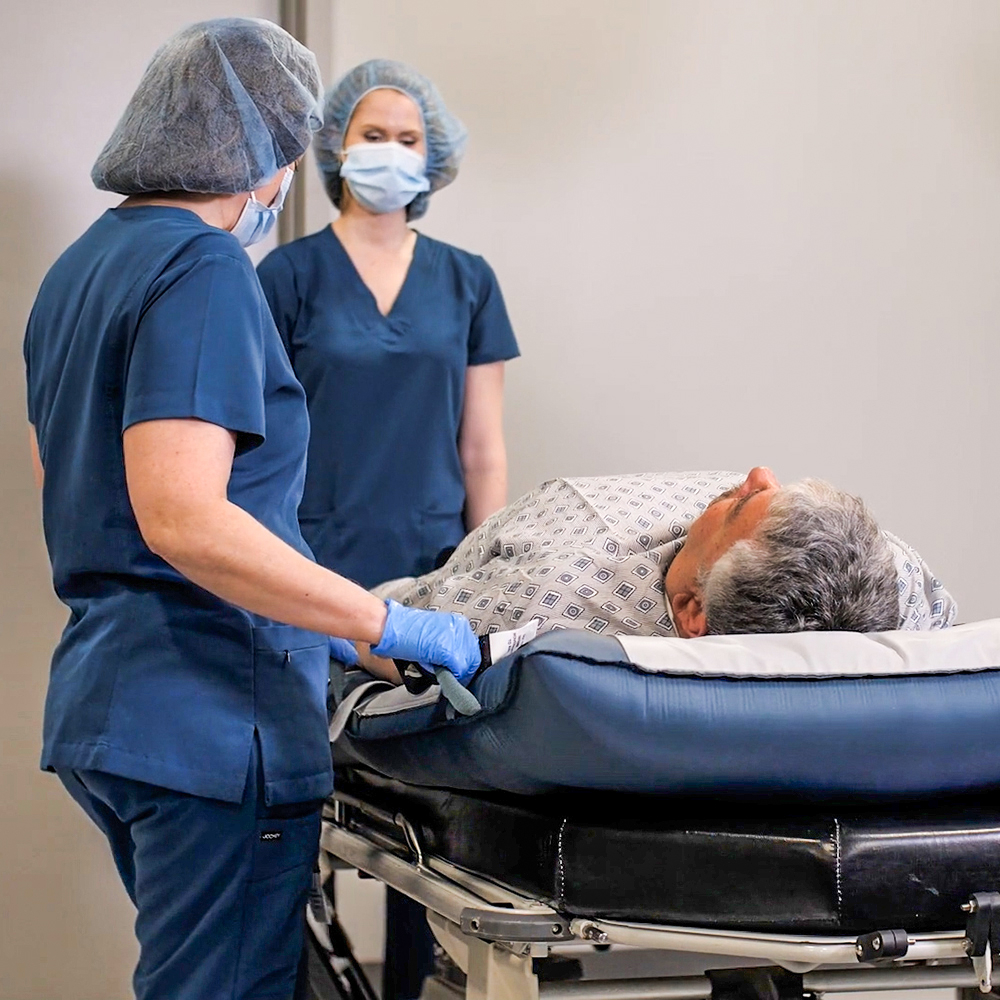 HoverMatt T-Burg - Gentler post-surgery transfers