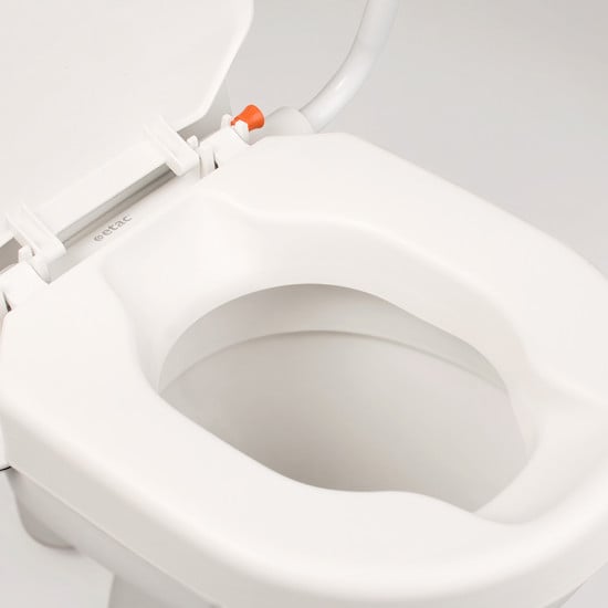 Etac Hi-Loo vastgemonteerd toiletverhoger