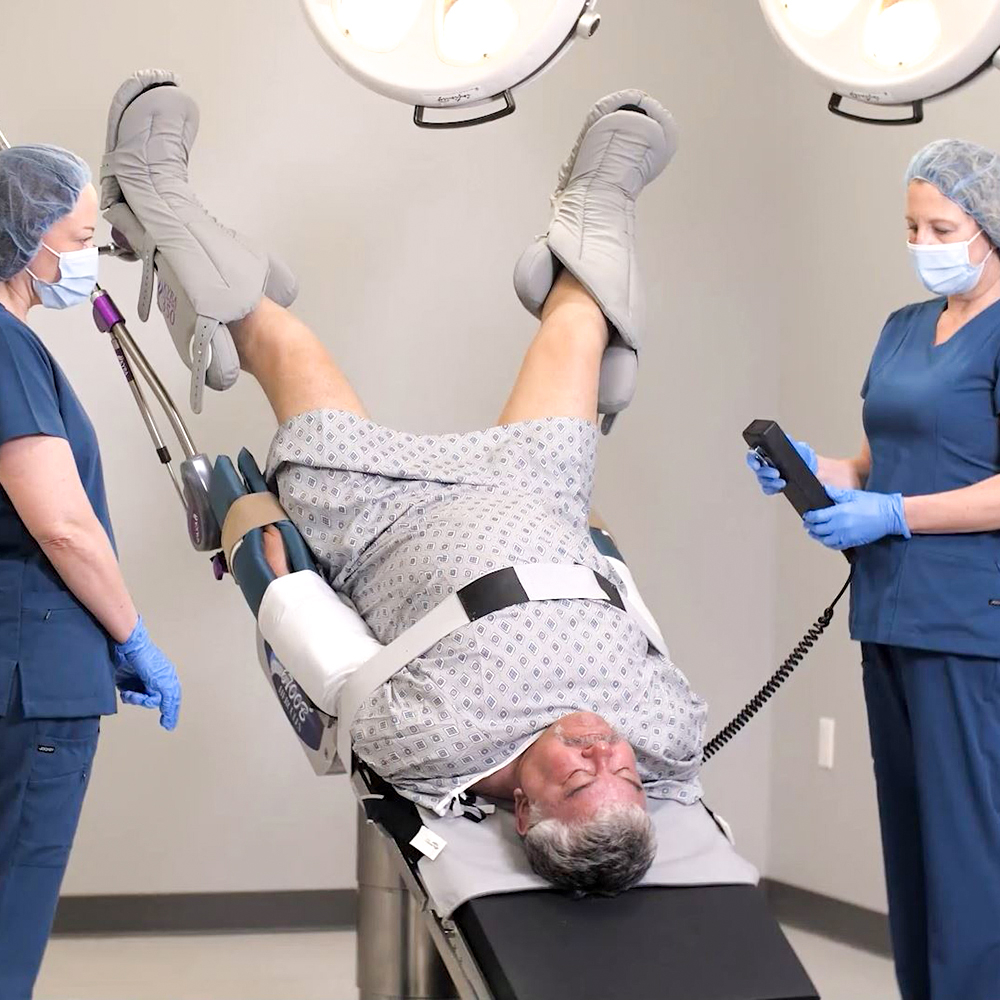 HoverMatt T-Burg - Improved patient stability