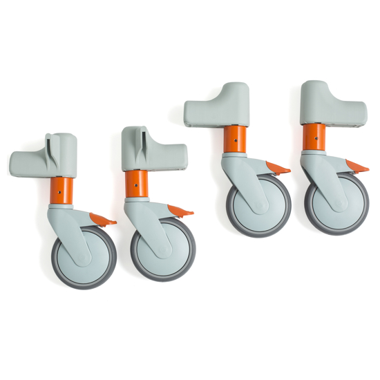 Heightening kit with wheels