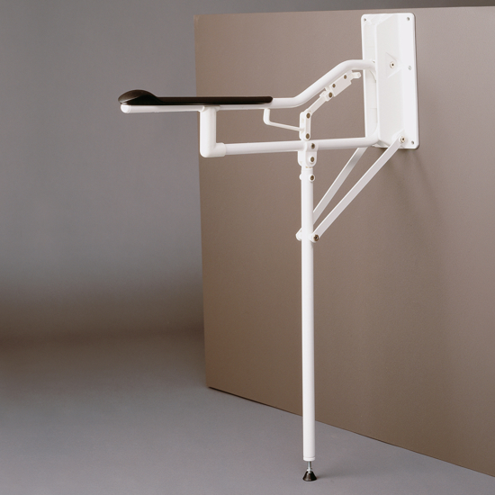 Etac Optima toilet arm support supporting leg